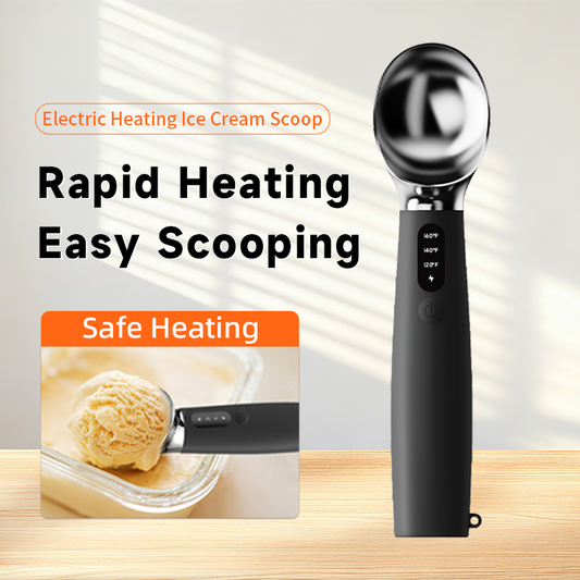 ZEEUVIC Ice Cream Scooper - Heated Ice Cream Scoop Rechargeable